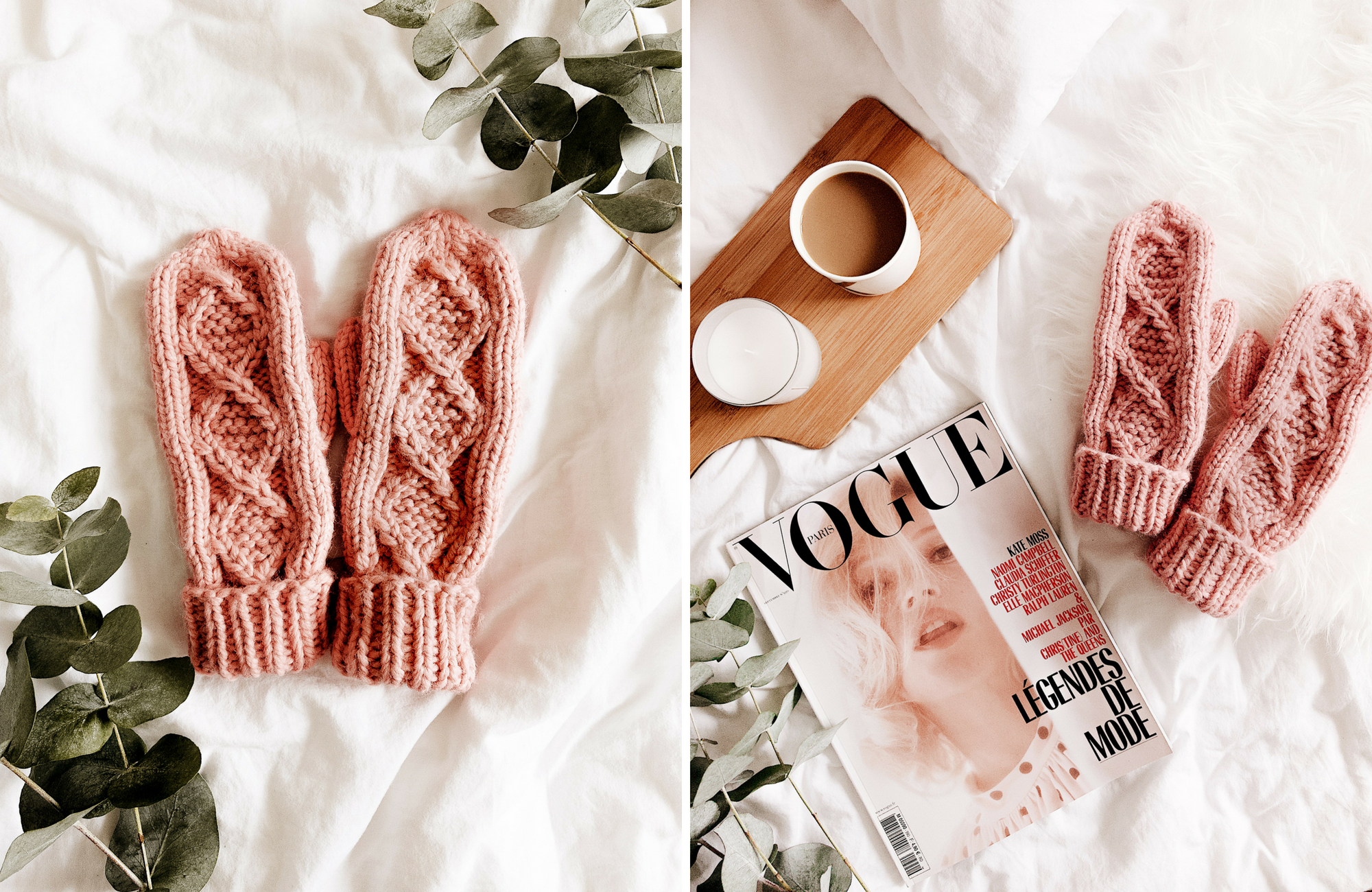 knitting pattern for mittens with chunky wool