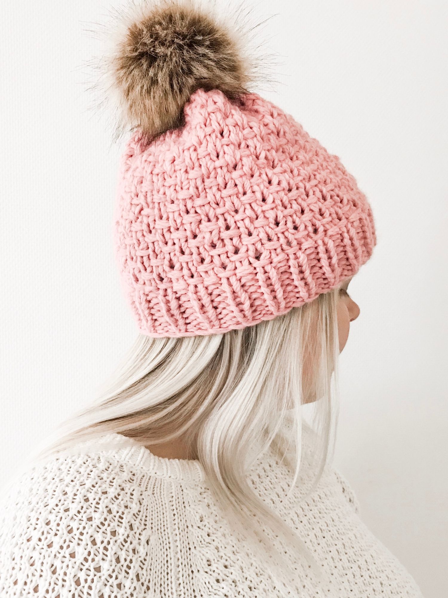 linen texture hat