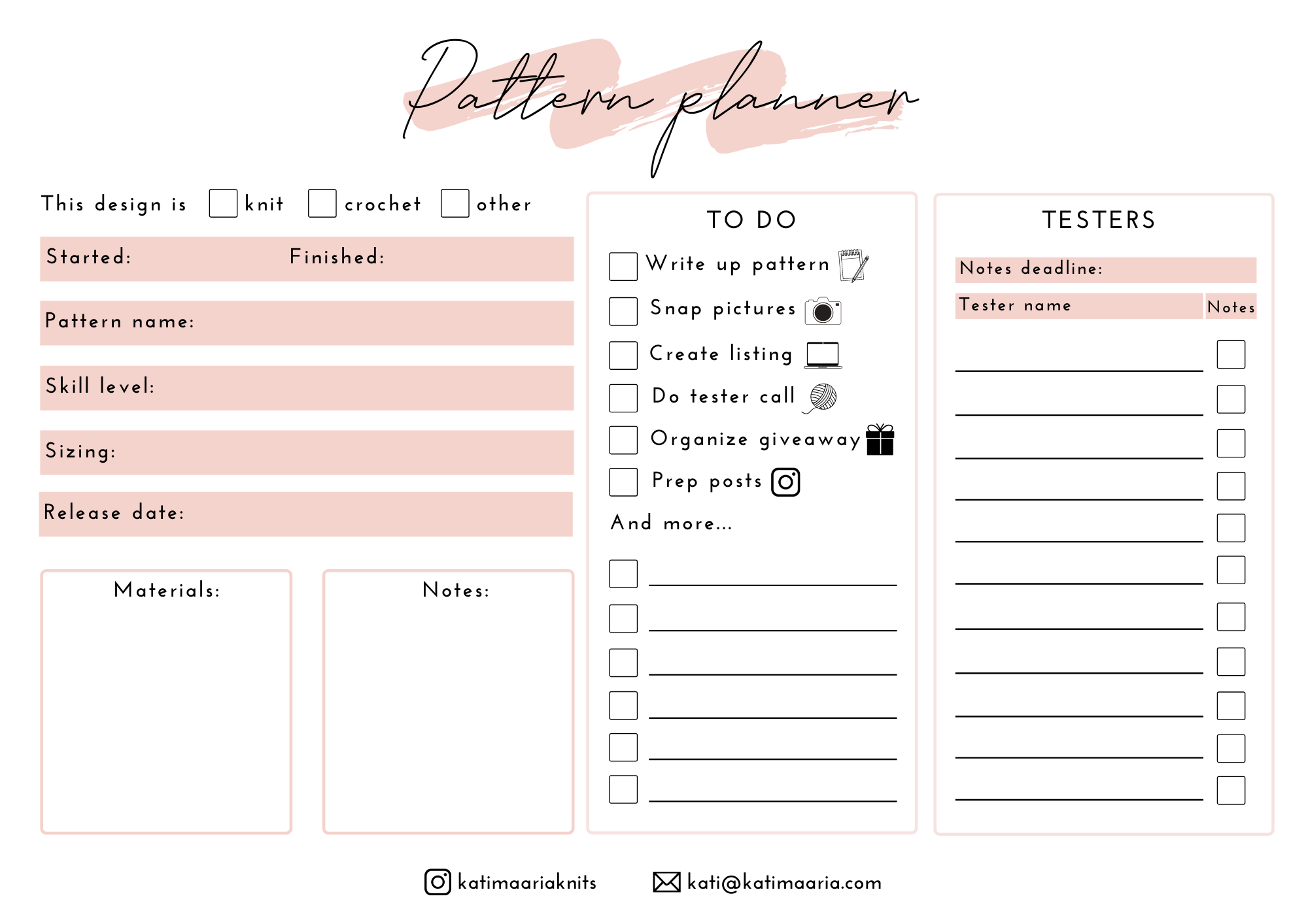 pattern planner