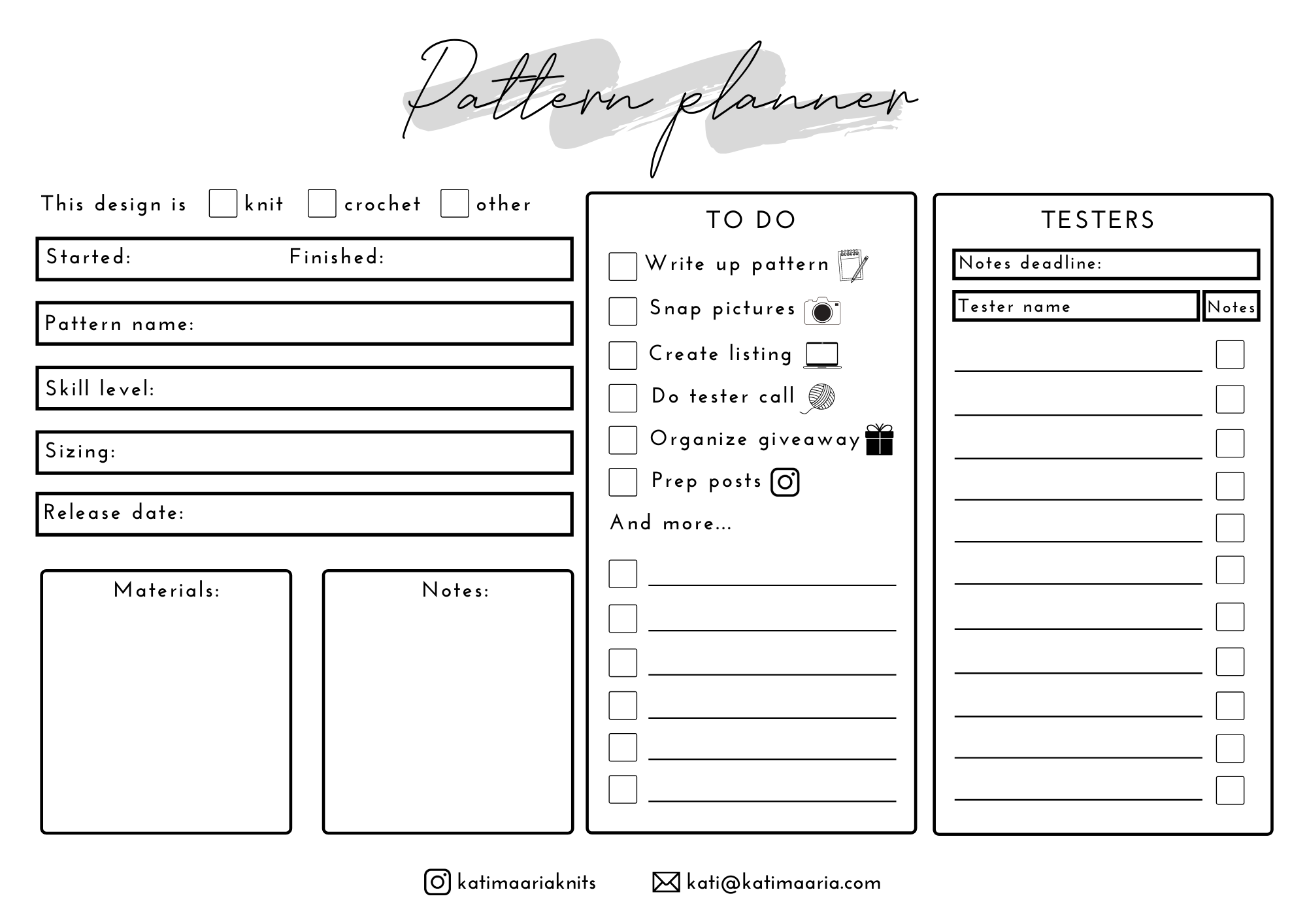 pattern planner