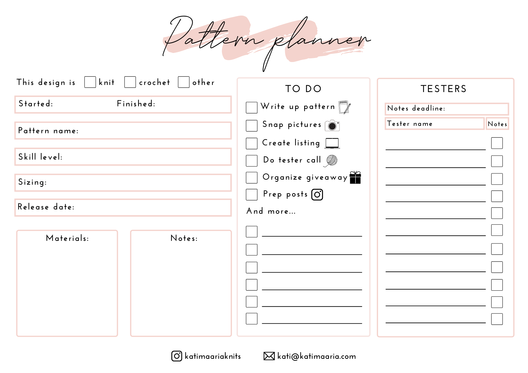 pattern planner